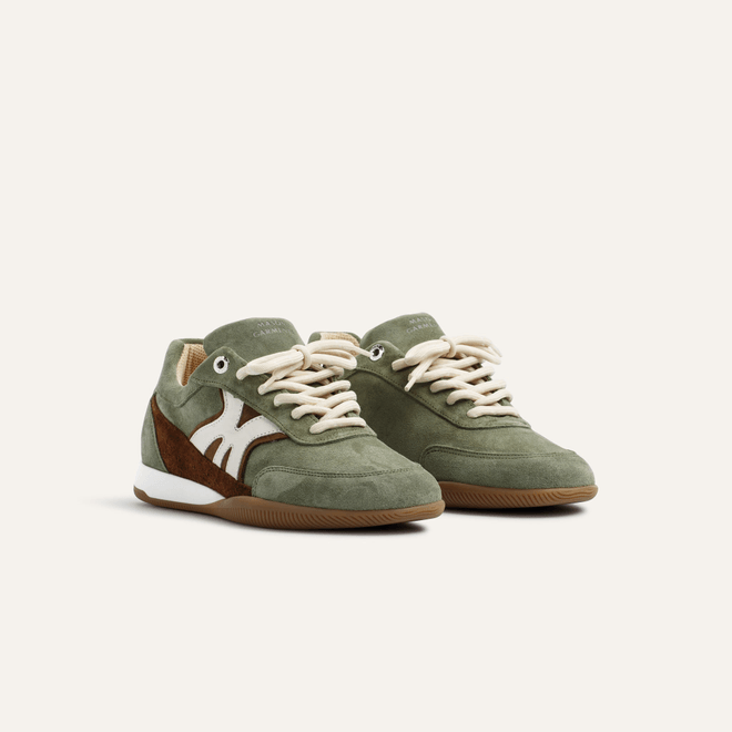 Mason Garments Mason Garments Men's & Women's Trainer Maranello Suede Olive MG52-25I