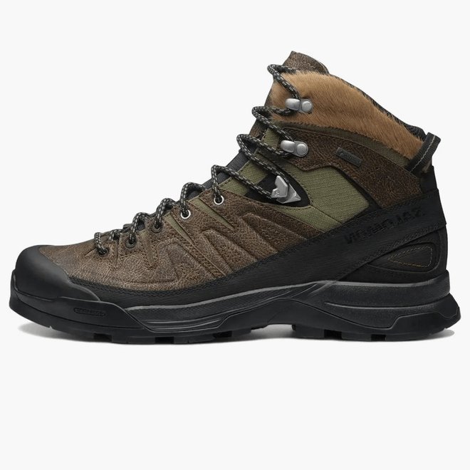 Salomon X-alp Mid Distressed Leather Gtx Dark Earth Black L47795900