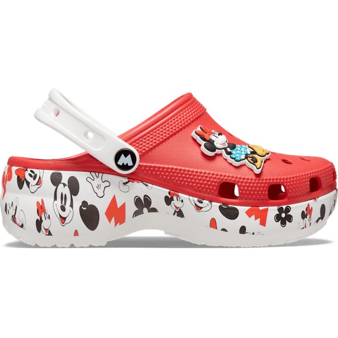 Crocs Mickey Platform Clogs Flame  208885-8C1