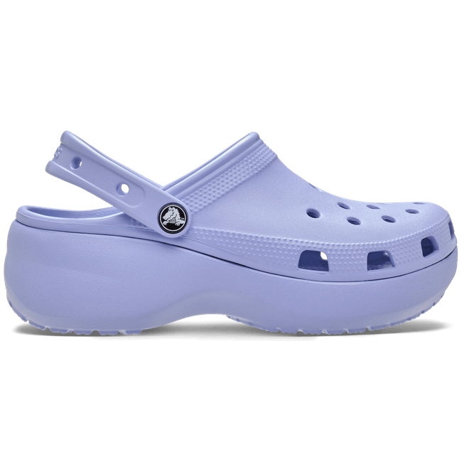 Crocs Women Classic Platform Clogs Blue Haze  206750-453