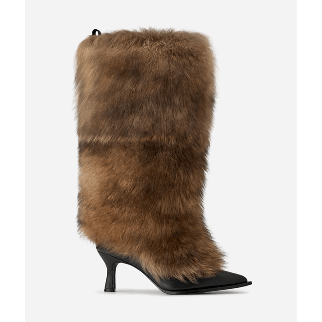 UGG® AMBUSH Fur Heel Brown 1176810-BRN