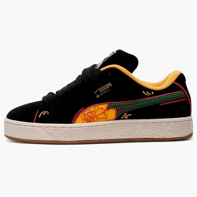 Puma Suede Xl La Catrina Black Yellow Sizzle 404606-01