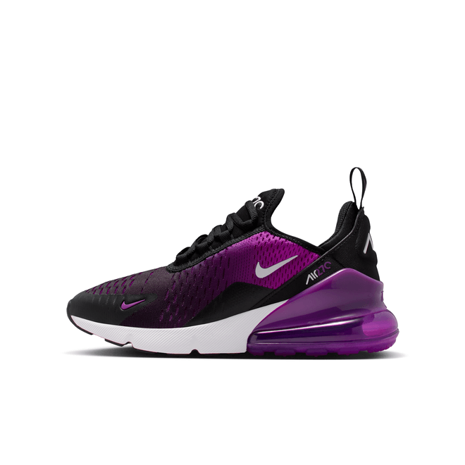 Nike Air Max 270 Black Vivid Purple (gs) 943345-044