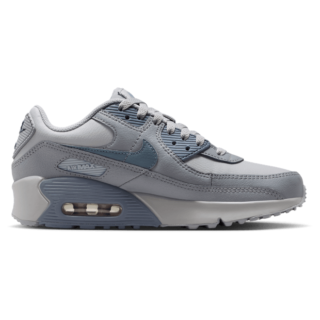 Nike Air Max 90 Ltr Wolf Grey Stealth Armory Blue (gs) CD6864-032