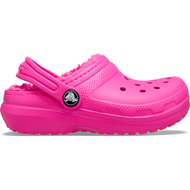 Crocs Kids Toddler Classic Lined Clogs Pink Crush 207009-6XR