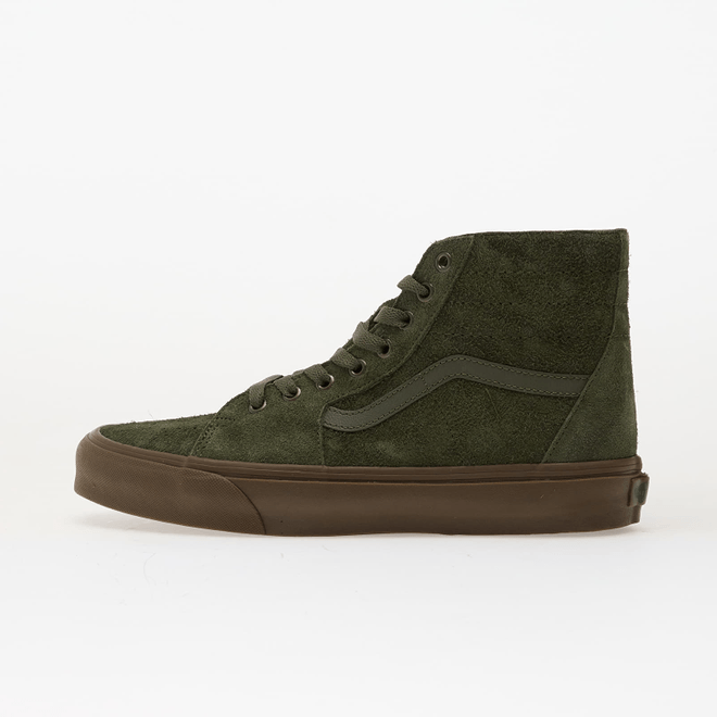 Vans SK8-Hi Tapered Hairy Suede Olive VN000DCH0QR1