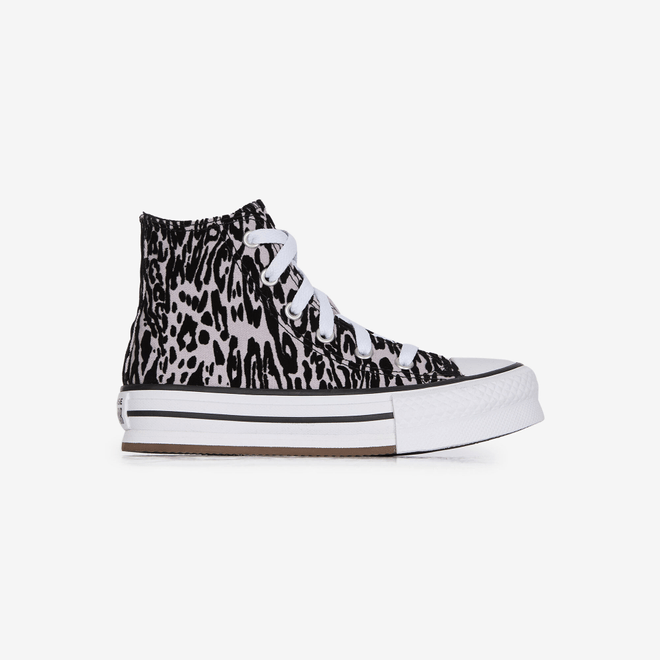 Converse Chuck Taylor All Star Eva Lift Platform Flocked Leopard Print  A17713C