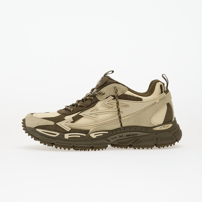 Off-White Ow Be Right Back Suede Forest Green