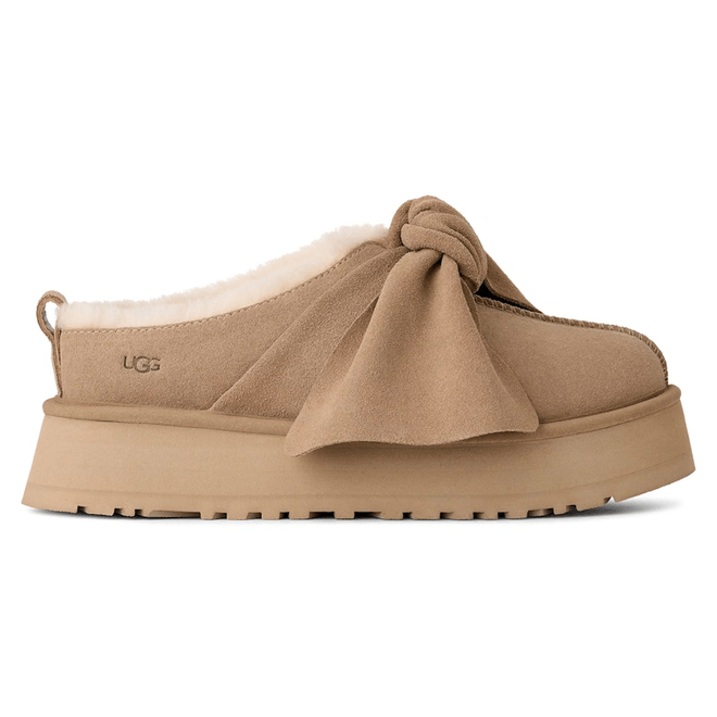 UGG® Platform Slip-On Bow Tan 1176290-SAN