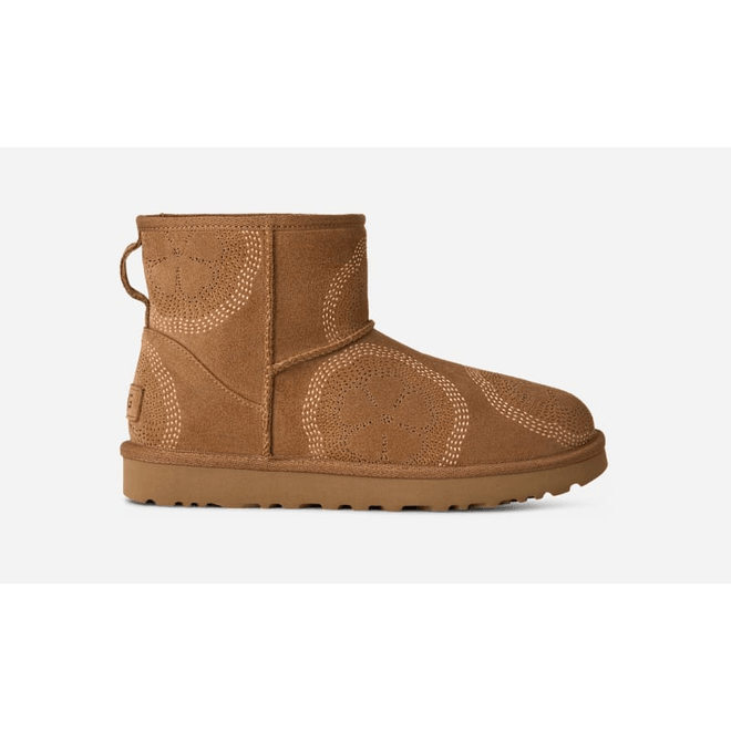 UGG® Classic Mini Fleur Brown 1180010-CHE