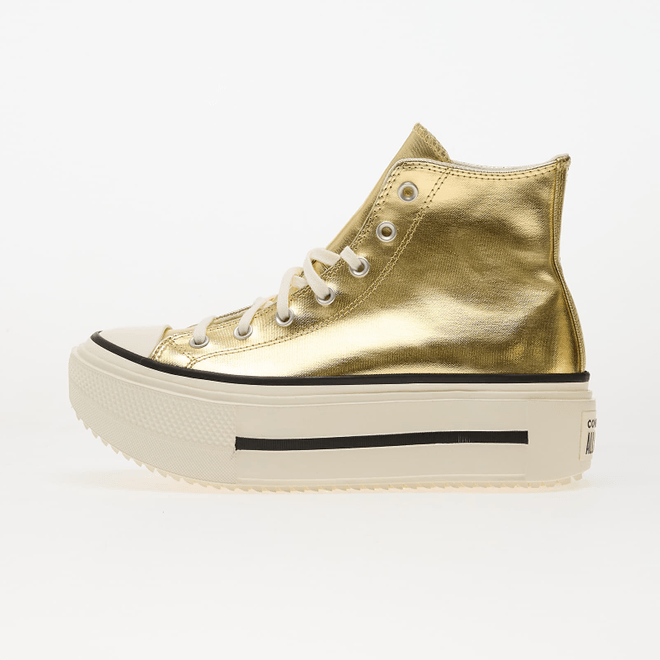 Converse Chuck Taylor All Star Lift Double Stack Metallic Gold A15164C