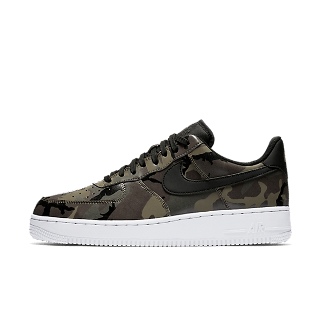 Nike Air Force 1 '07 Lv8 "Medium Olive/Black" Camo 823511-201
