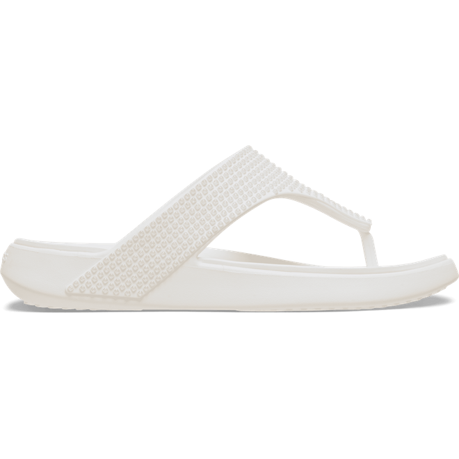 Crocs Women Getaway Gems Triangle Flips Chalk  212335-0WV