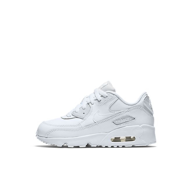 Nike Air Max 90 Leather Kleuterschoen - Wit 833414-100