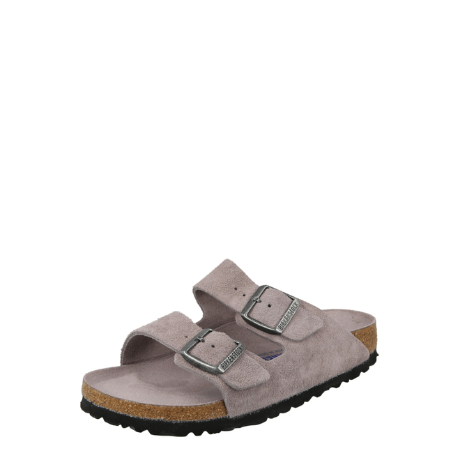 Birkenstock Arizona Soft Footbed Suede Leather Unisex Faded Purple Tonal FB  1031596