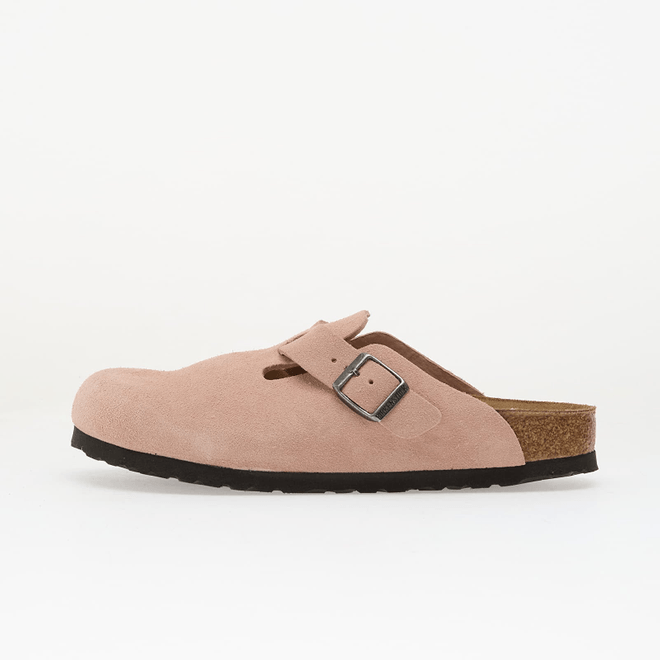 Birkenstock Boston Suede Leather Pink Clay  1031635