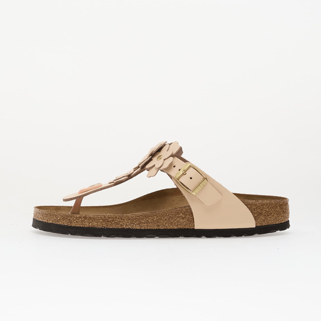 Birkenstock Gizeh Flower Leather Women Light Rose  1029304