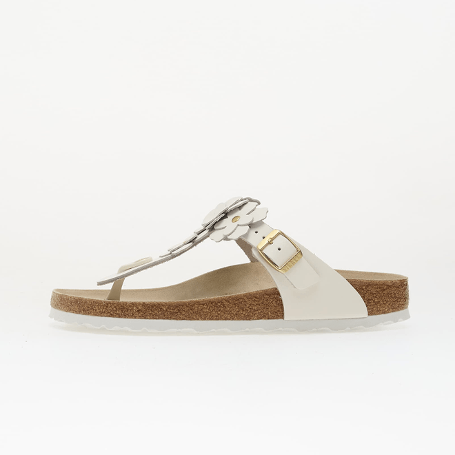 Birkenstock Gizeh Flower Leather Women White  1026735