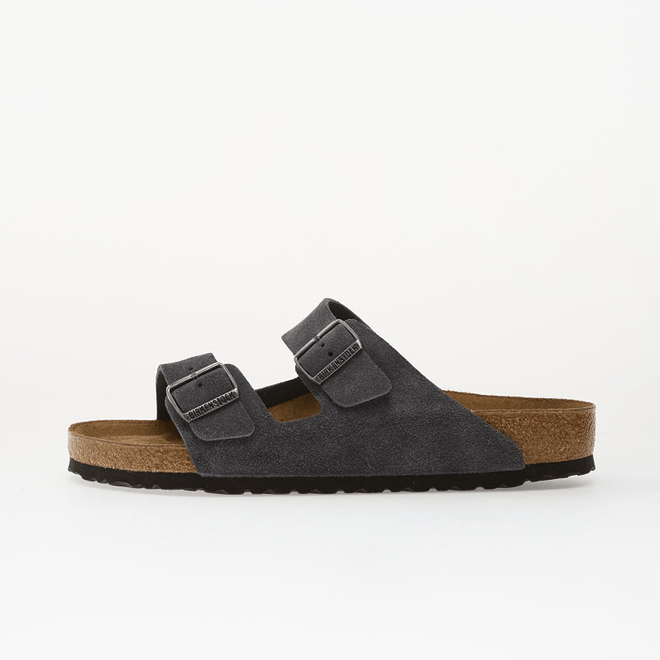 Birkenstock Arizona Suede Leather Unisex Charcoal  1031632