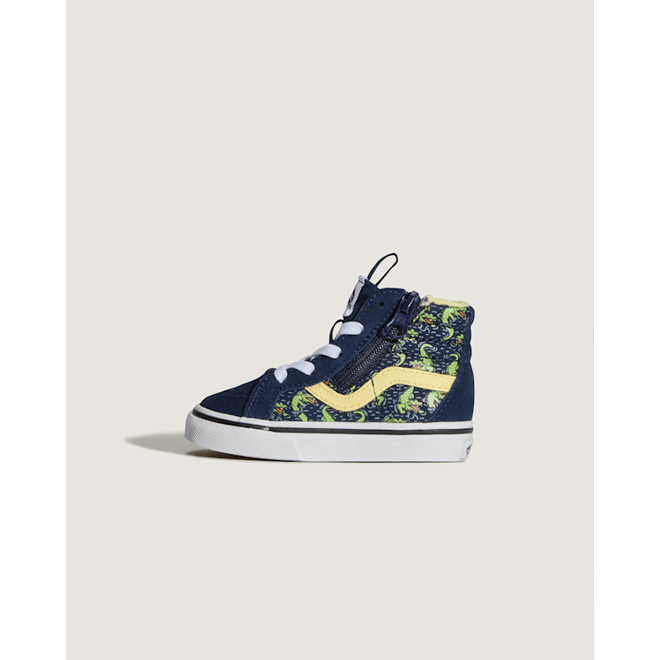 Vans SK8-Hi Reissue Side Zip Glow Croc NAVY/YELLOWunisex VN0007Q3YY0