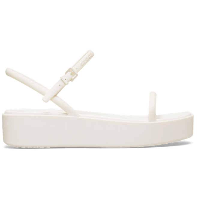 Crocs Miami Platform Y Strap Sandal Chalk  212012-0WV