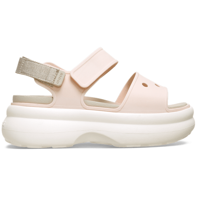 Crocs Soho Shimmer Y Strap Sandal Peach Ice 213287-86U