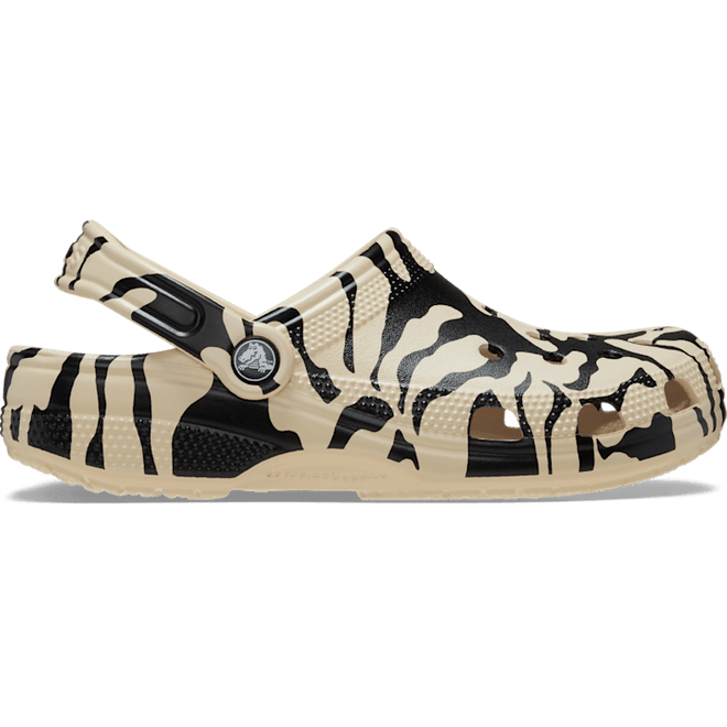 Crocs Classic Woodcut Floral Clogs Shitake  209839-2DS