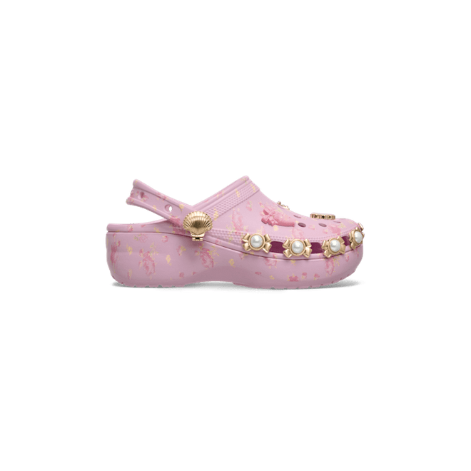 Crocs LoveShackFancy Classic Platform Clogs Ballerina Pink  212788-6GD