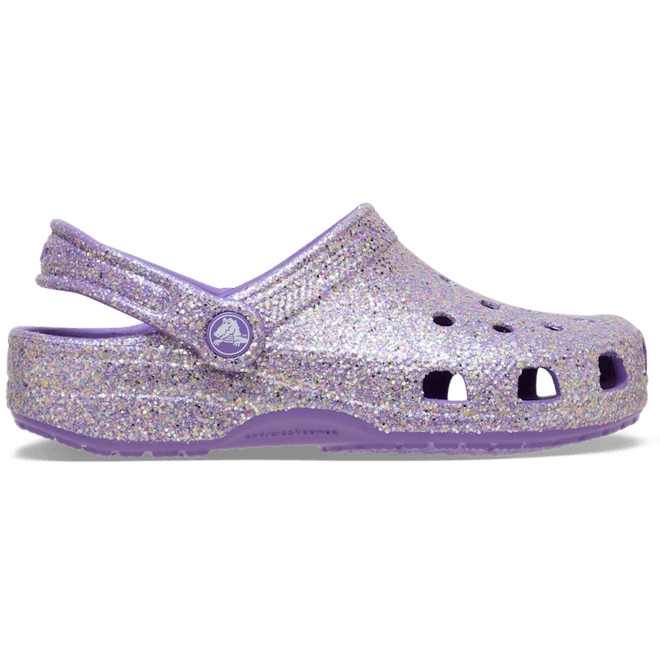 Crocs Kids Classic Fantasy Glitter Clogs Purple  212561-510