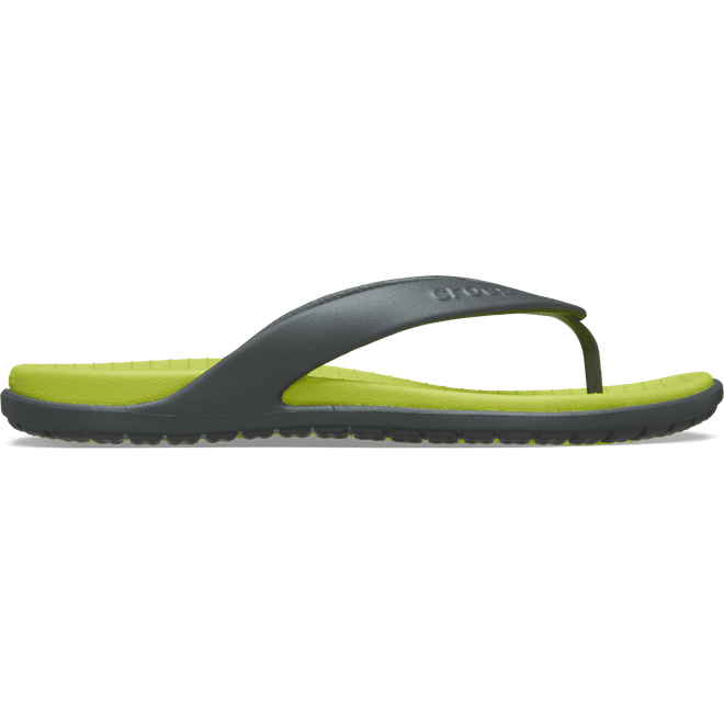 Crocs Men Coast Flips Slate Grey/Citrus  212035-0GG