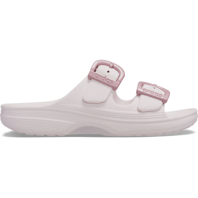Crocs Women Saturday Enamel Buckle Sandals Bubble Ice  212867-7DF