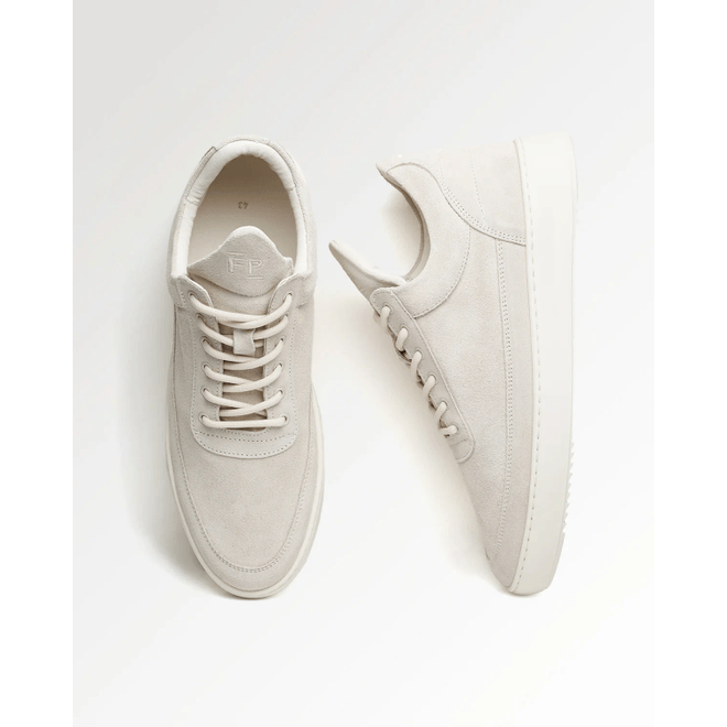 Filling Pieces Low Top Suede Organic 'Off White' 1125103001884