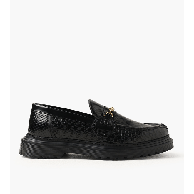 Filling Pieces Loafer Graved Black 112611303311