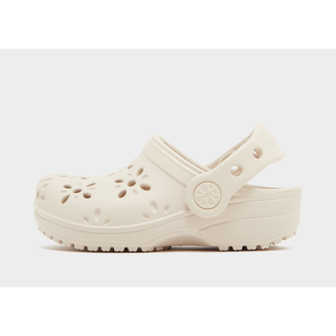 Crocs Kids Toddler Classic Floral Cut-Out Clogs Frappé  210944-2MC
