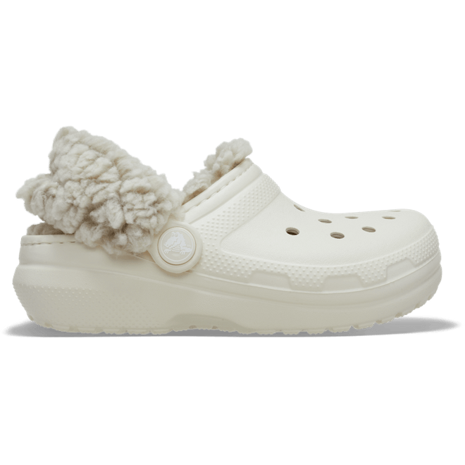 Crocs Classic Fleece Lined Clogs Kinder Summit White  212856-2MD