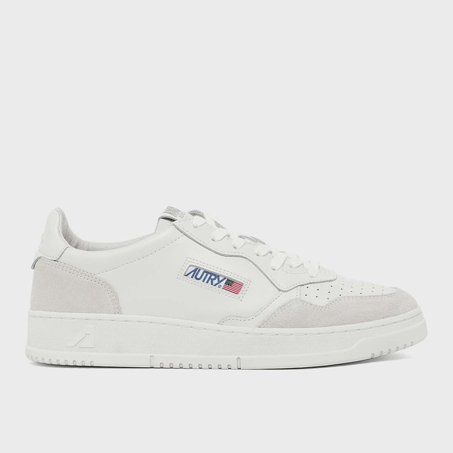 Autry Medalist Low Man Weiße Sneaker  AULMLS30
