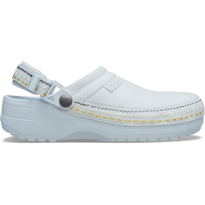 Crocs Crafted Vegan Suede Stitch Clogs Sky Ice  214048-5EW