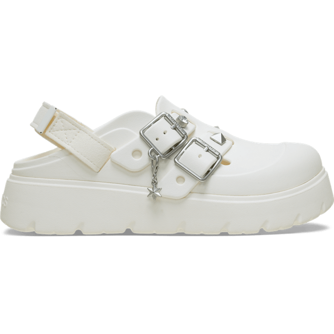 Crocs Loaferette Star Studded Clogs Chalk  214212-0WV