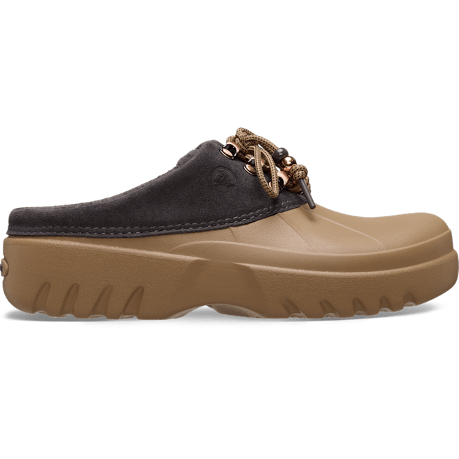 Crocs Axle Suede Mule Clogs Sepia 214137-2MV