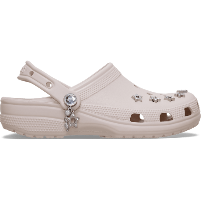 Crocs Classic Edgy Beading Clogs Cocoa Crème  214138-2PL