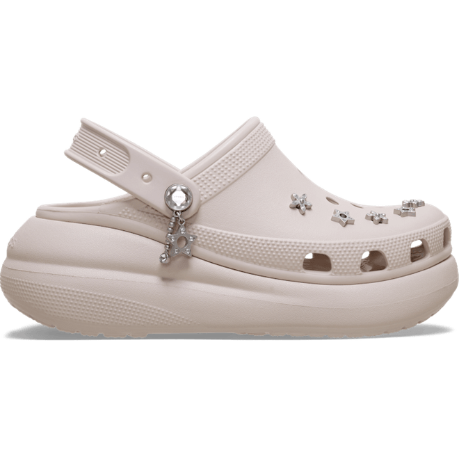 Crocs Crush Edgy Beading Clogs Cocoa Crème  214097-2PL