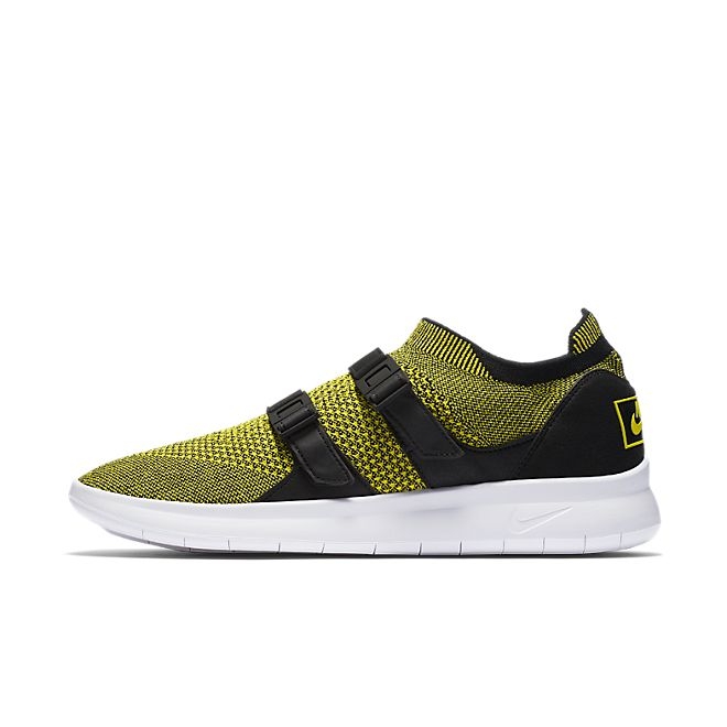 Nike Air Sockracer Flyknit (Yellow Strike / Yellow Strike - Black) 898022 700