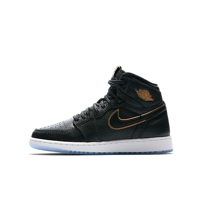 Nike Air Jordan 1 Retro High OG BG *LA* (Black / Metallic Gold - Summi 575441 031