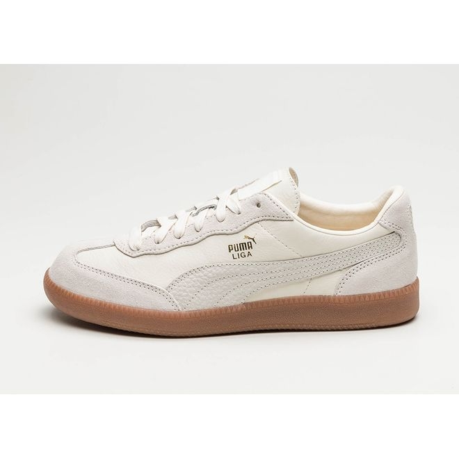 Puma Liga Leather (Whisper White / Whisper White) Sneakerjagers