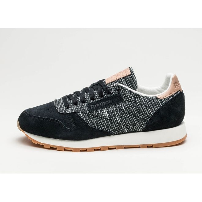Reebok Classic Leather EBK (Black / Stark Grey / Sand Stone / Gum) BS6236