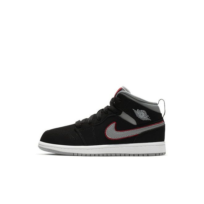 Air Jordan 1 Mid Kleuterschoen - Zwart 640734-060