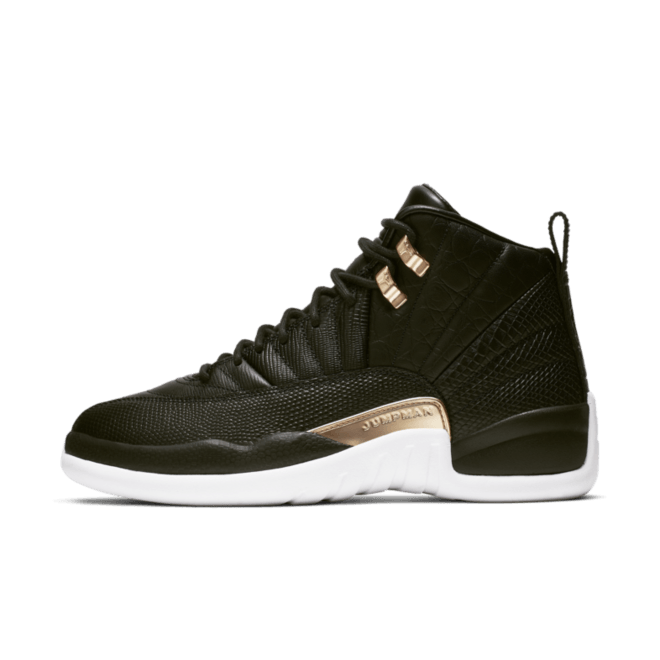 Air Jordan 12 WMNS 'Reptile Black' AO6068-007