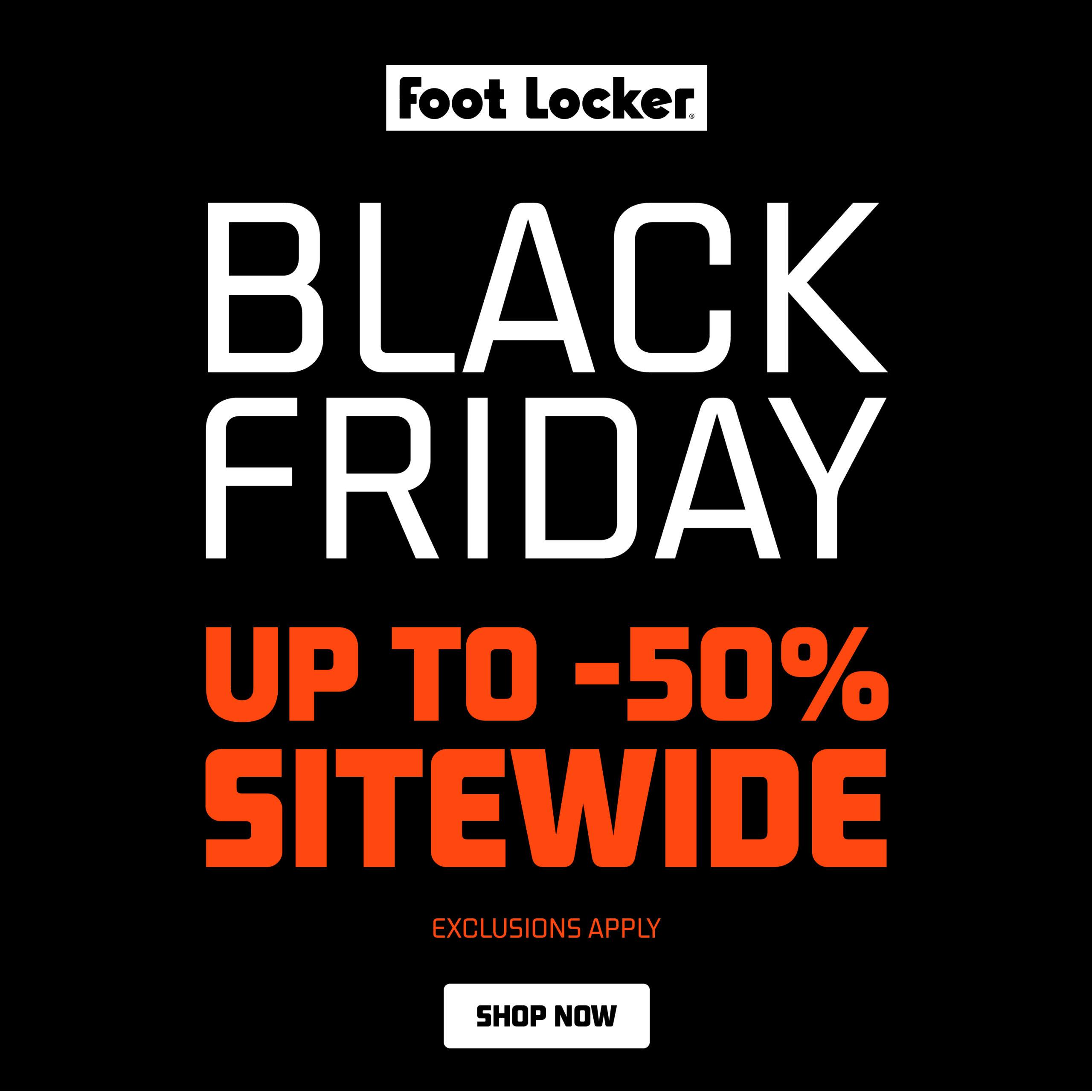 Der Black Friday Sale bei Foot Locker bietet 50 auf fast alles