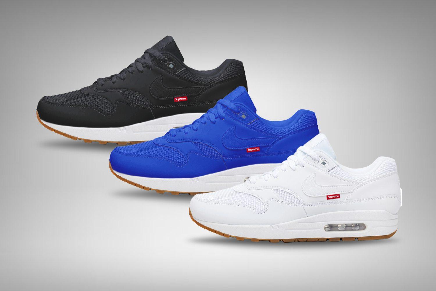 Nike and Supreme join forces for Air Max 1 collab