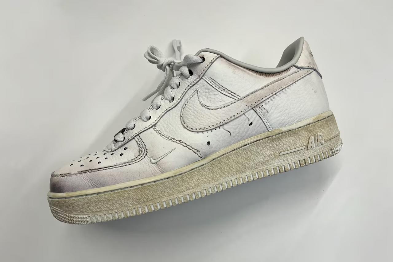 .SWOOSH x Nike Air Force 1 Low “Dirty Triple White”